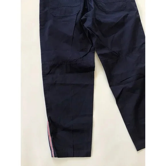 $178 Diesel Men's Slim P-Tucs Tape Trousers Peacoat Blue Jeans Size 31